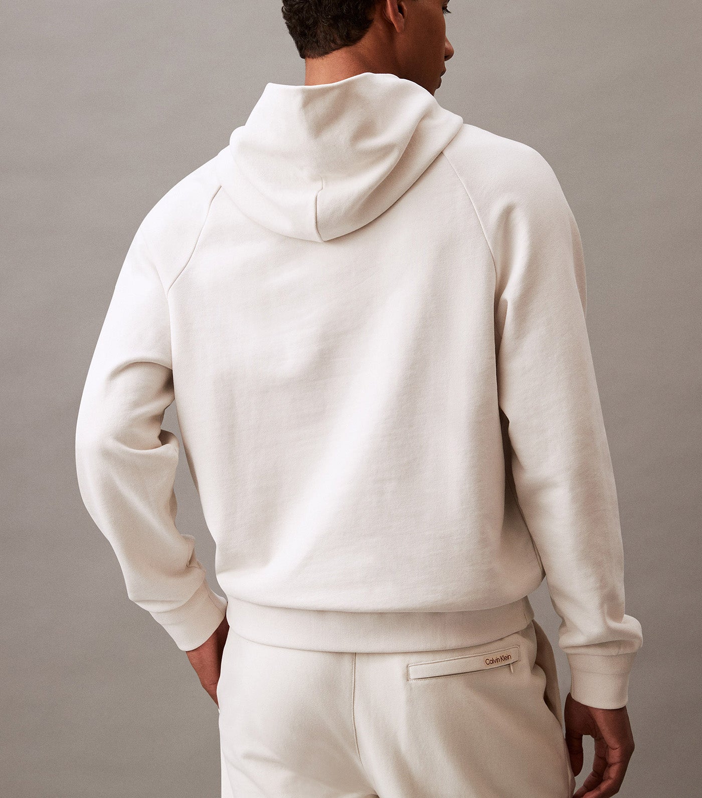 Luxe Terry Hoodie Chalk