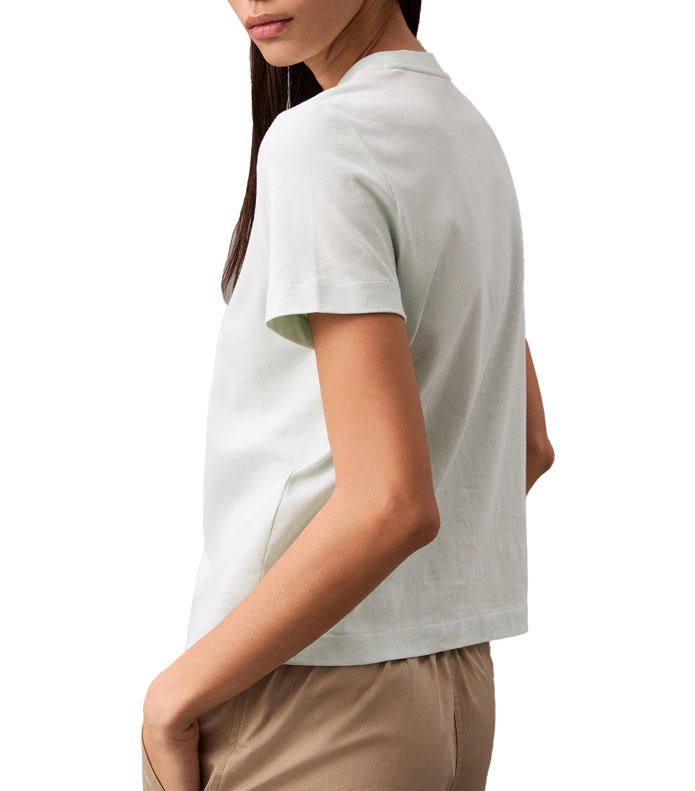 Flocked Logo Graphic Slim T-Shirt