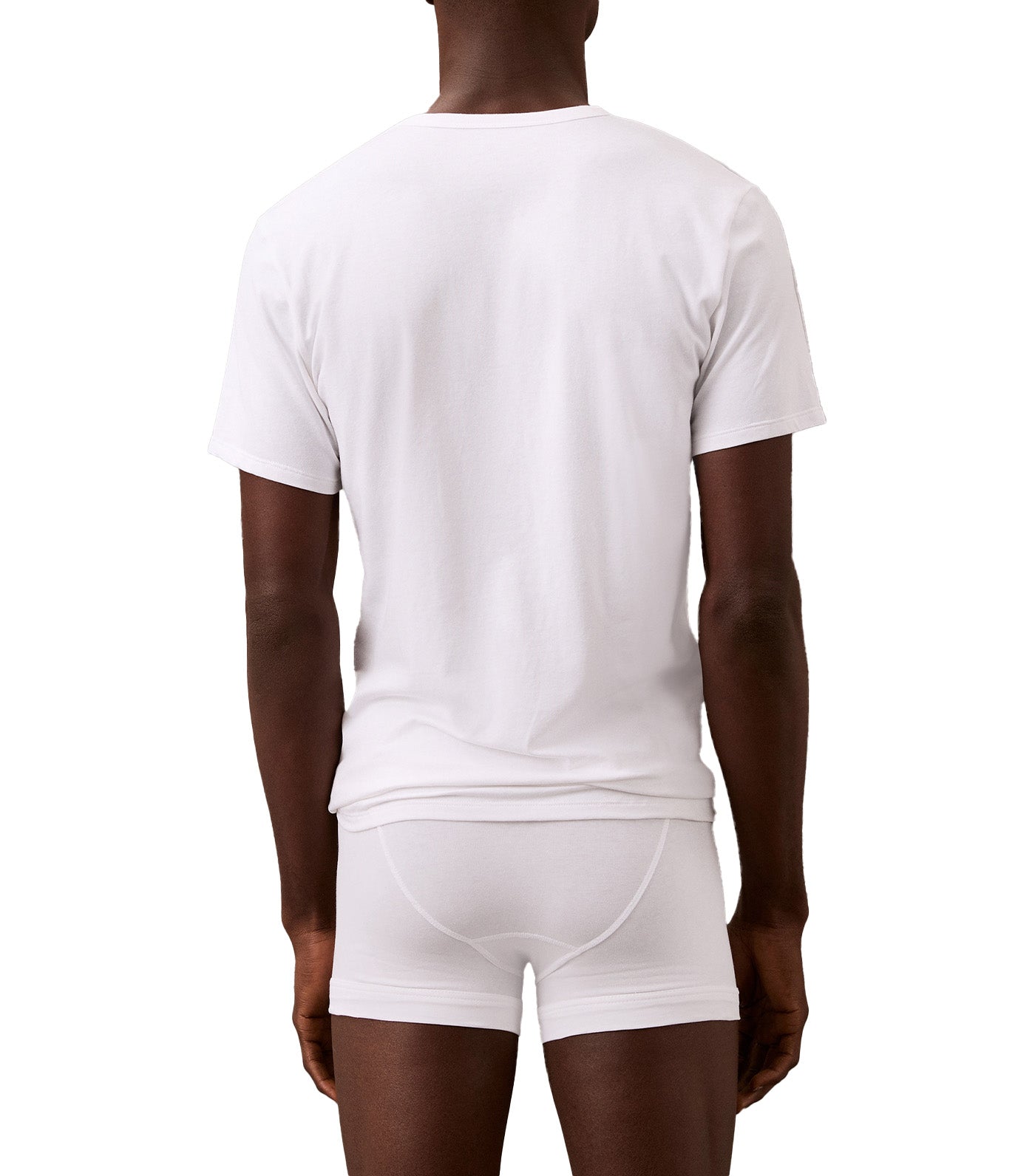 Short Sleeve Crew Neck T-Shirts 3 Pack White