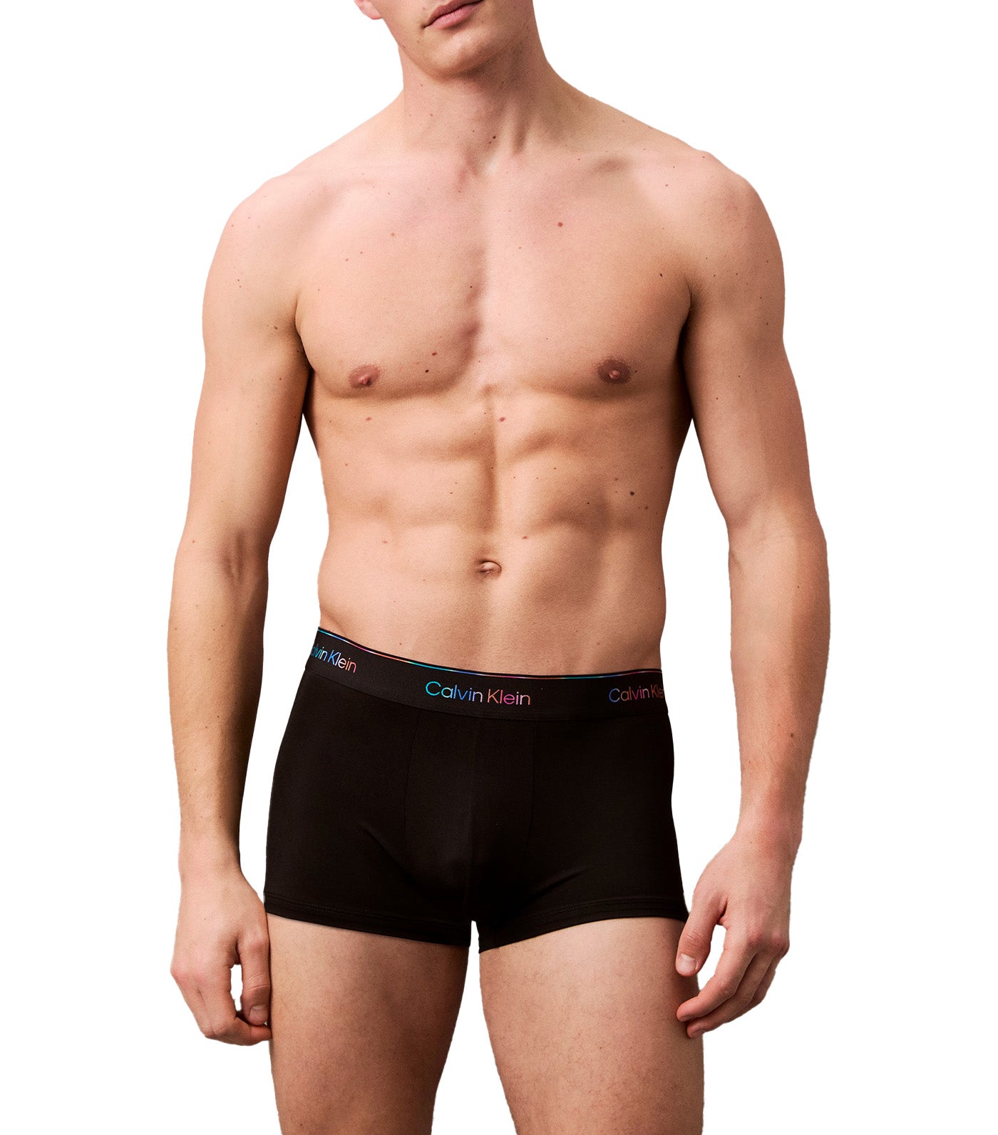 Microfiber Stretch Pride Low Rise Trunk Black