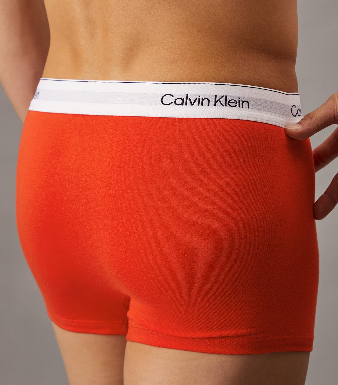 Calvin Klein Underwear Icon Cotton Stretch Trunks 2 Pack Micro Chip/Molten 