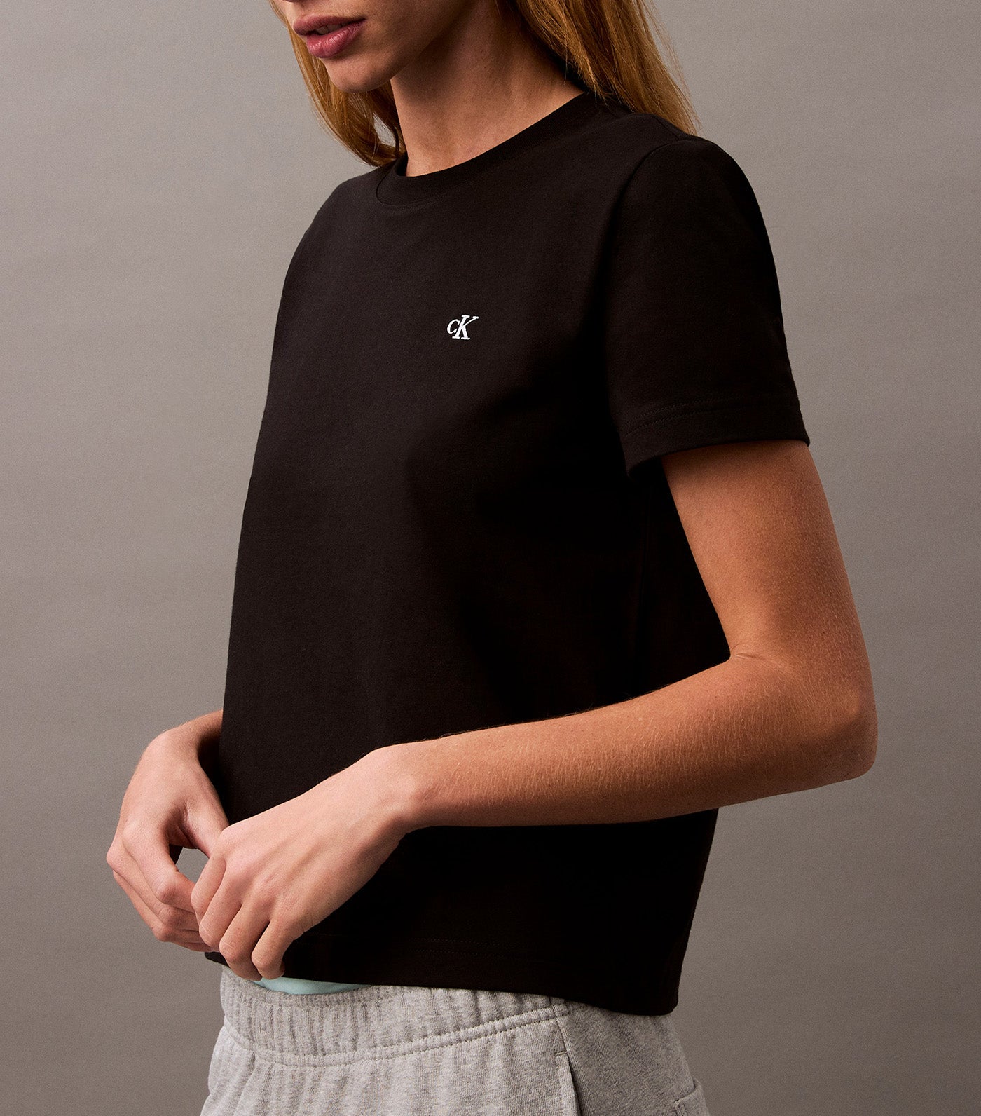 Archive Logo Crewneck Tee Black