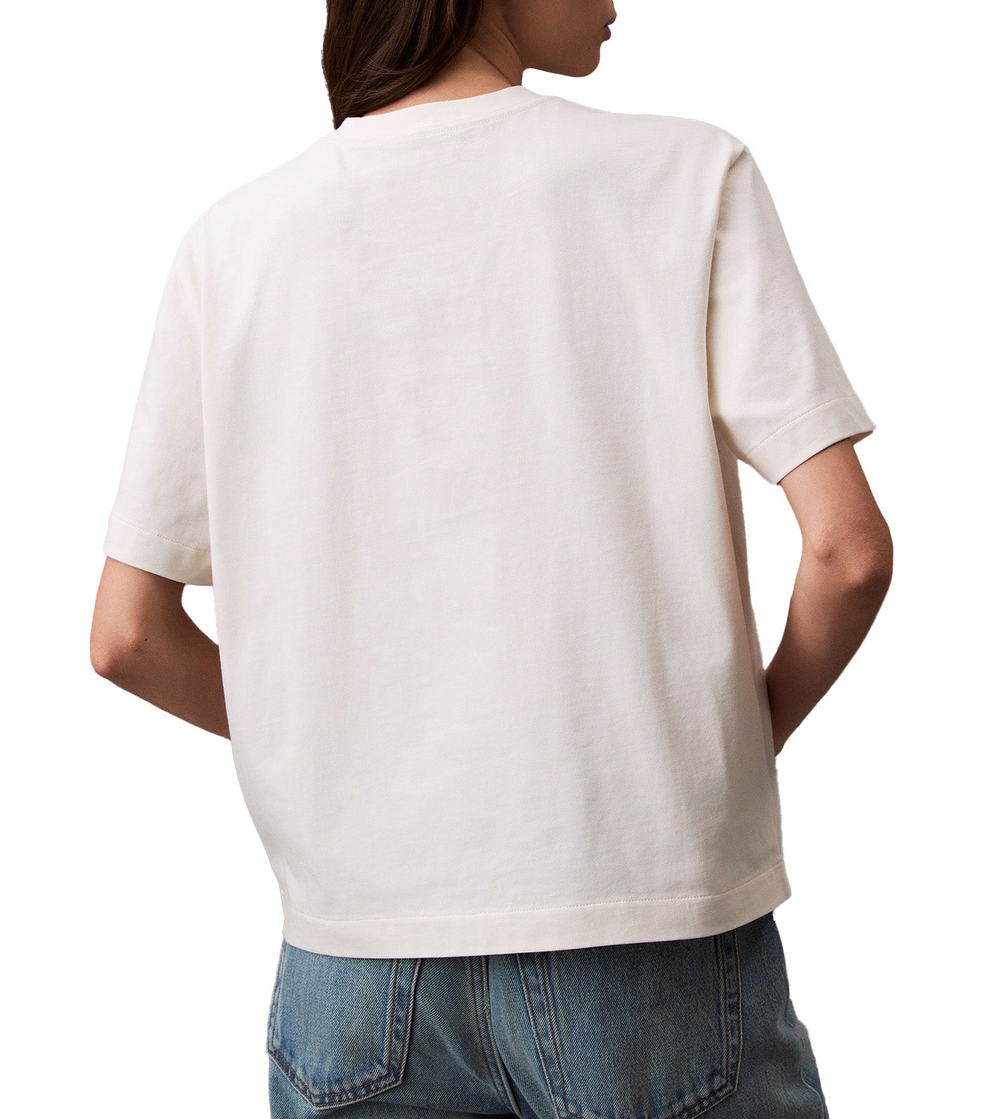 【 】CKJ Standard Logo Boxy Varsity Tee★送料無料 Calvin Klein Varsity Logo Boxy T-Shirt | Rustan's