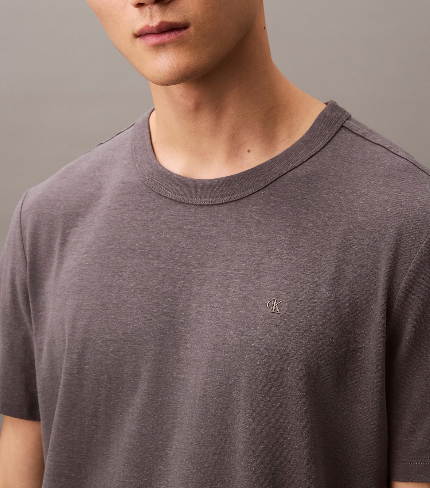 Cotton Hemp Monogram T-Shirt