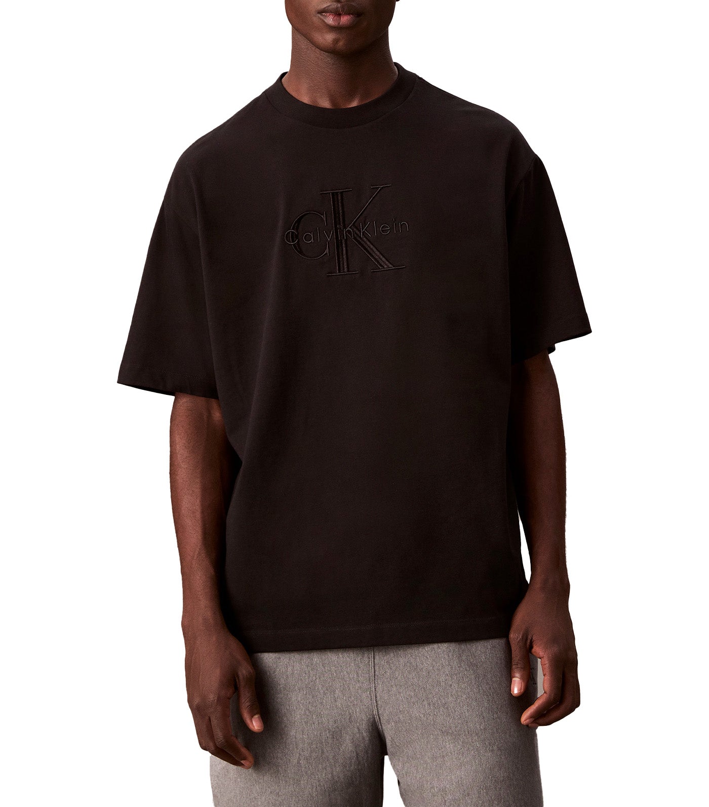 Relaxed Monogram T-Shirt Black