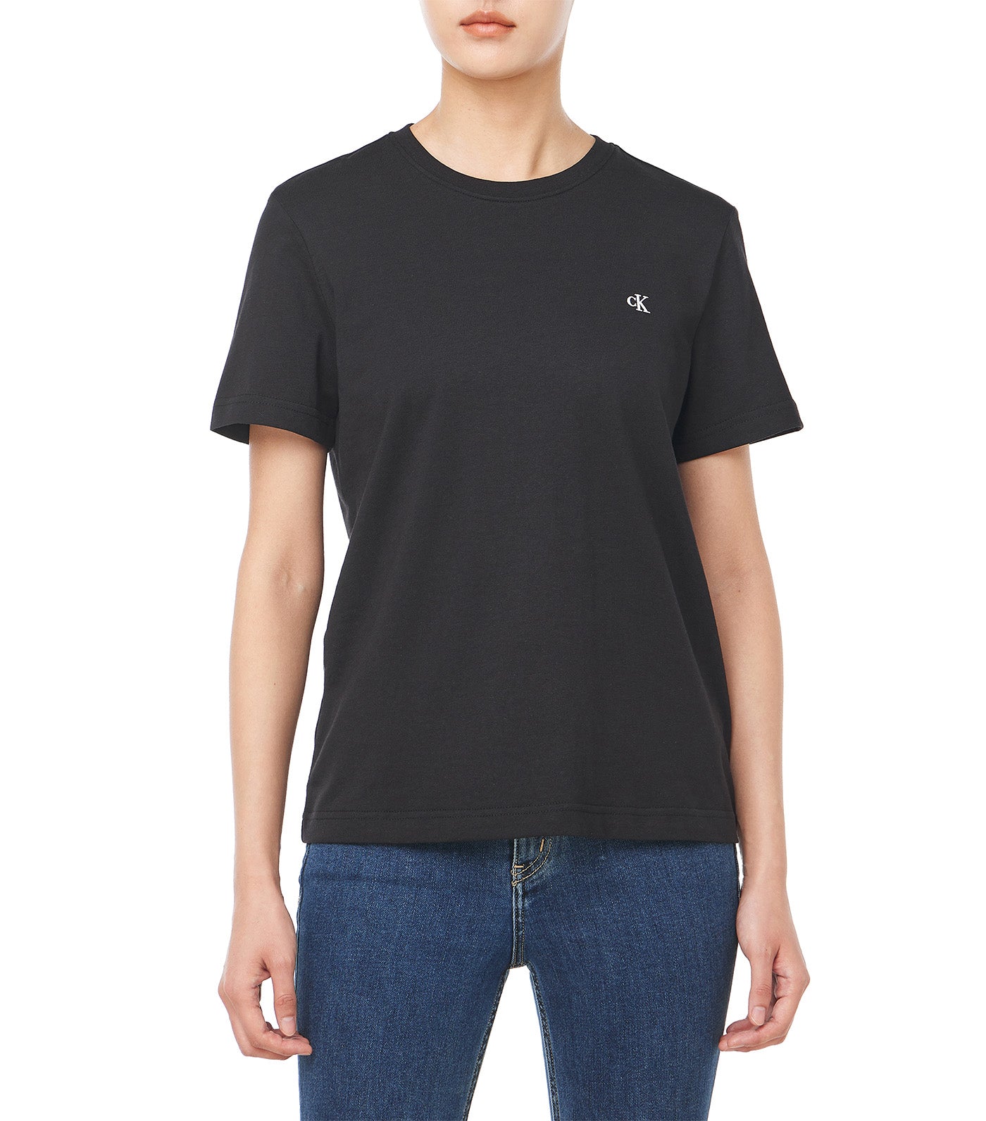 Short Sleeve Monogram Crewneck Tee