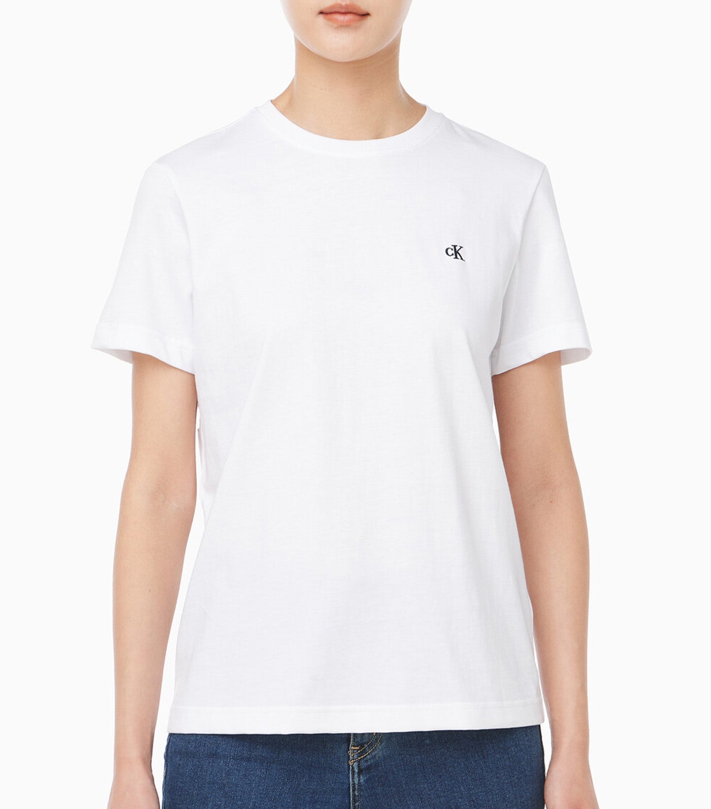 Short Sleeve Monogram Crewneck Tee