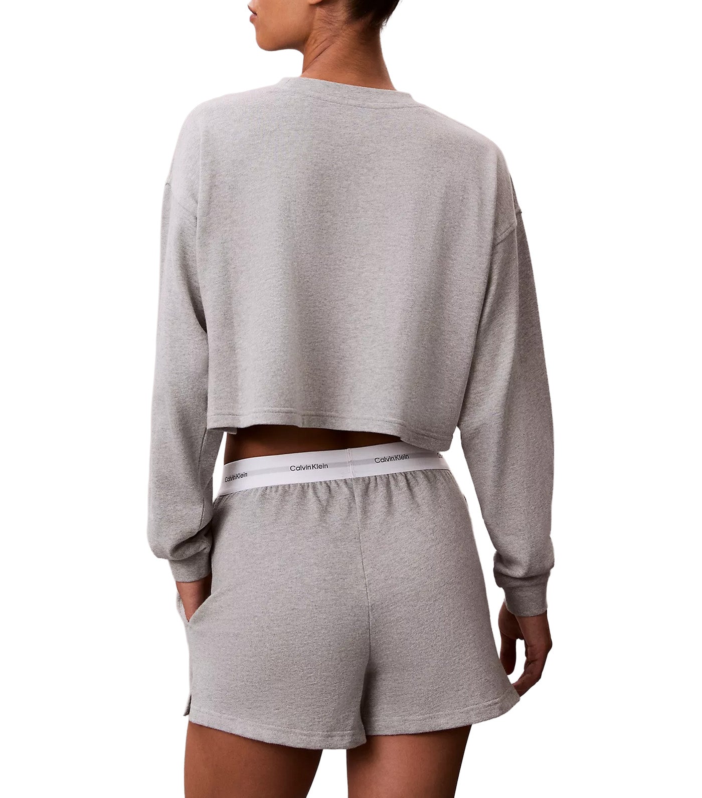 Logo Cotton Jersey Cropped Tee