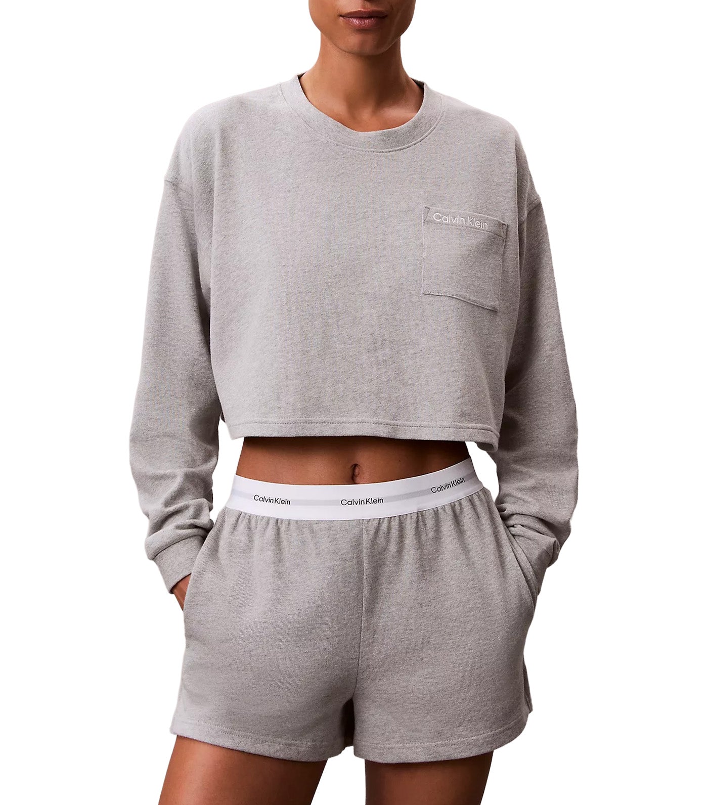 Logo Cotton Jersey Sleep Short