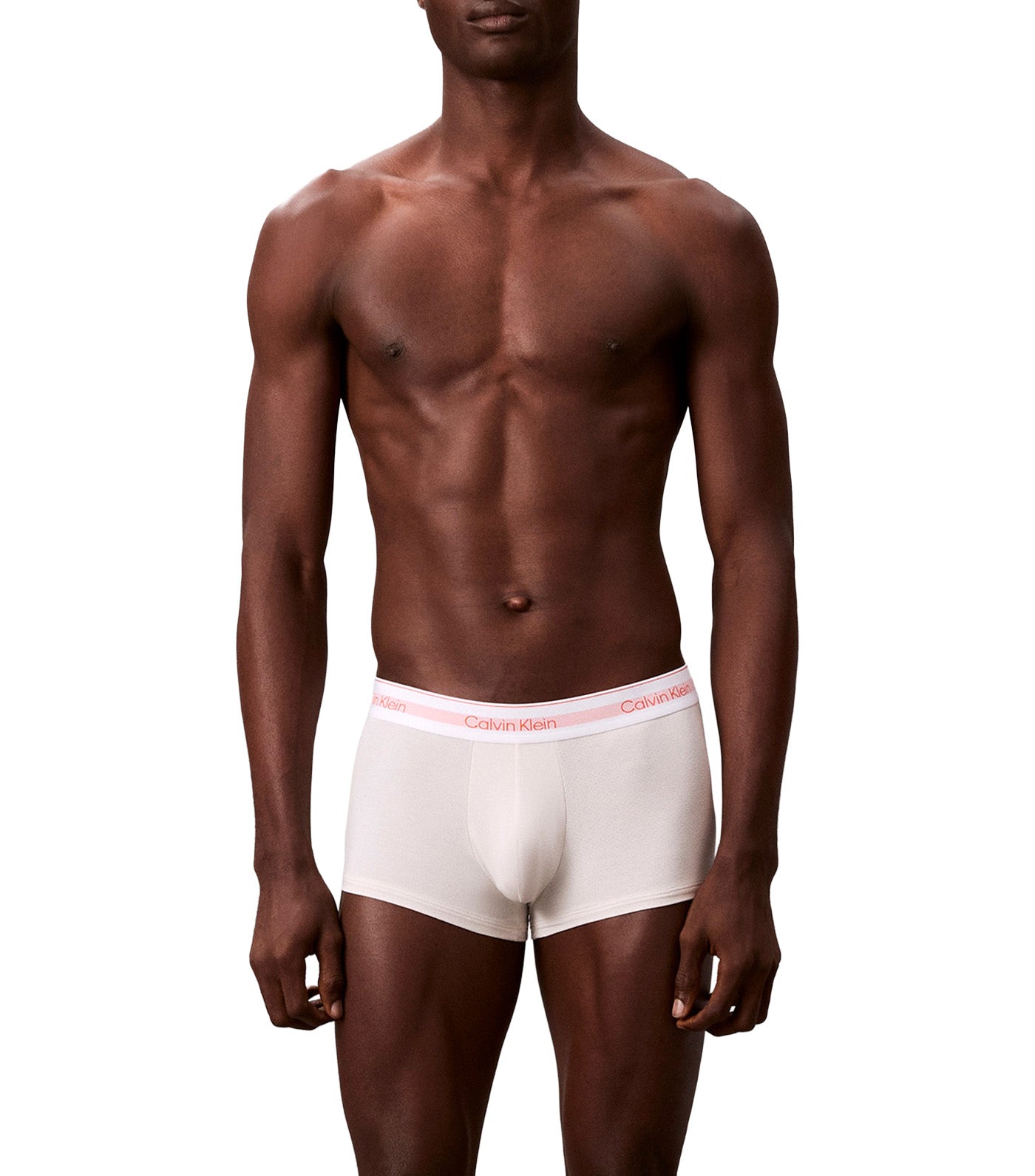 3 Pack Icon Cotton Air Low Rise Trunks Black/Chalk W/Orange Glow Logo/Zoni Beach