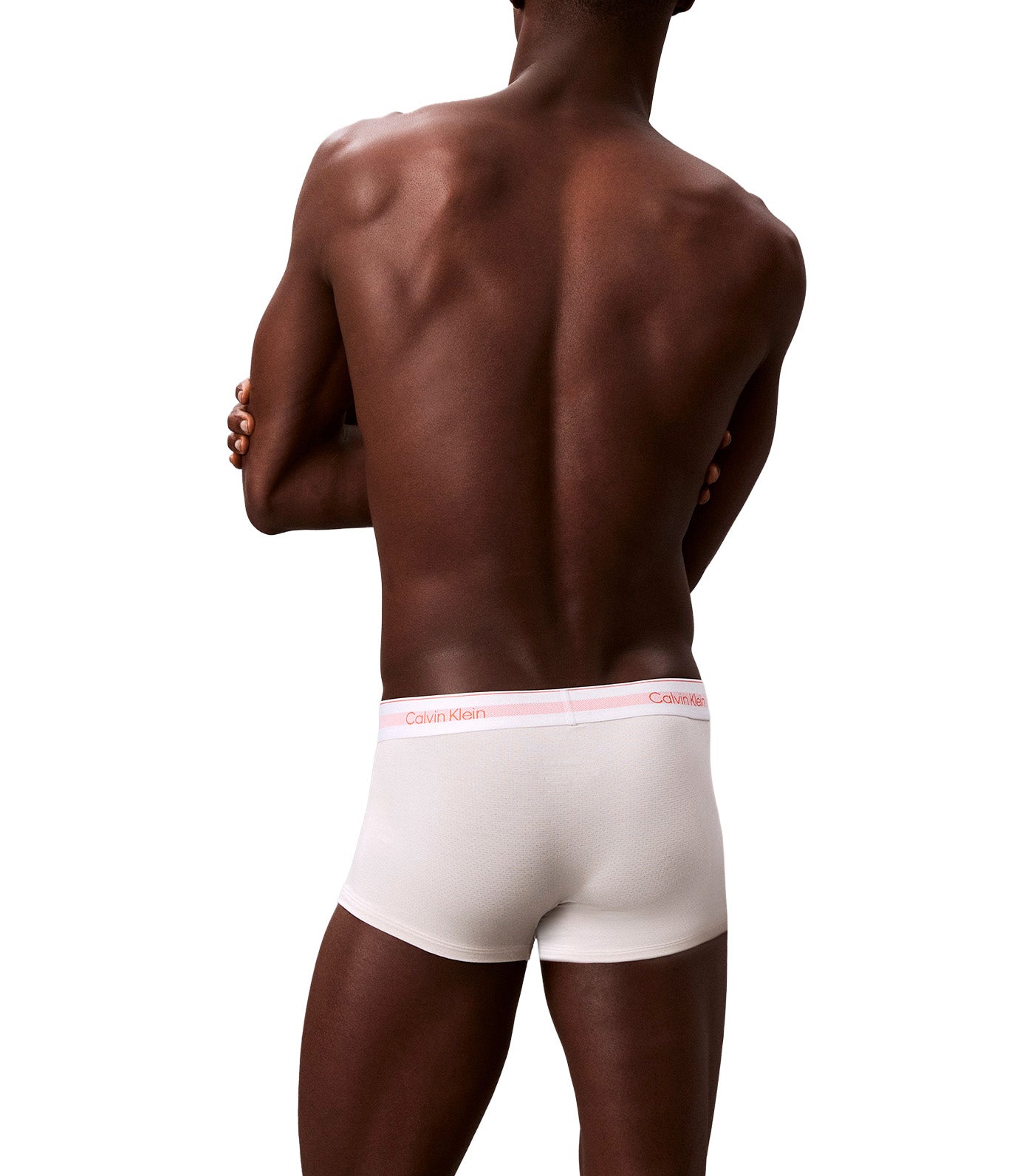 3 Pack Icon Cotton Air Low Rise Trunks Black/Chalk W/Orange Glow Logo/Zoni Beach