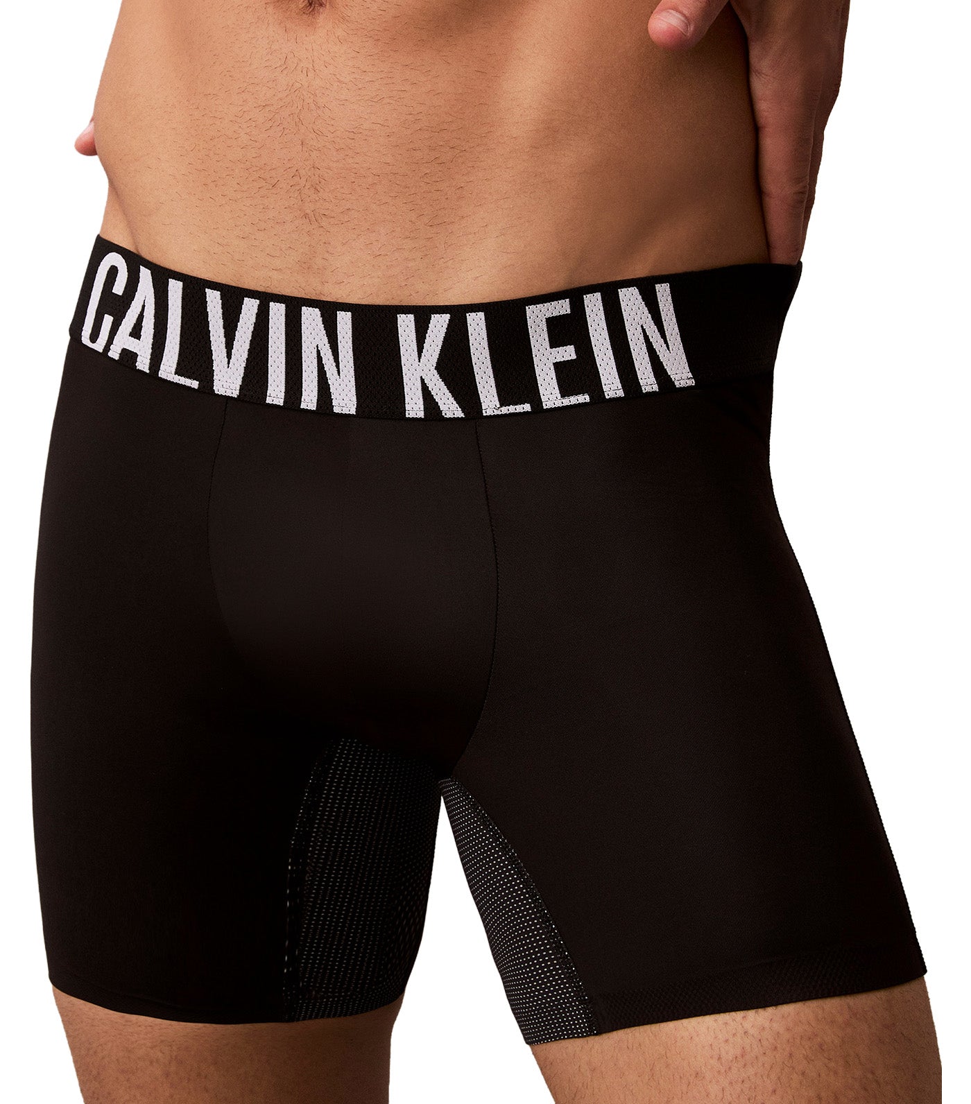 Sport Low Rise Trunks - Intense Power Micro Black with White