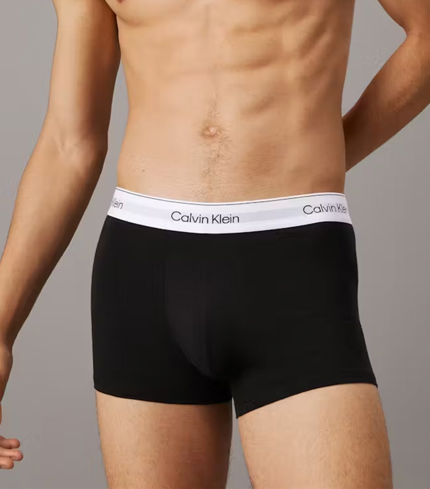 Men's Trunks 3PK Black with Heavenly Iris Logo/Black with Peach Bliss L