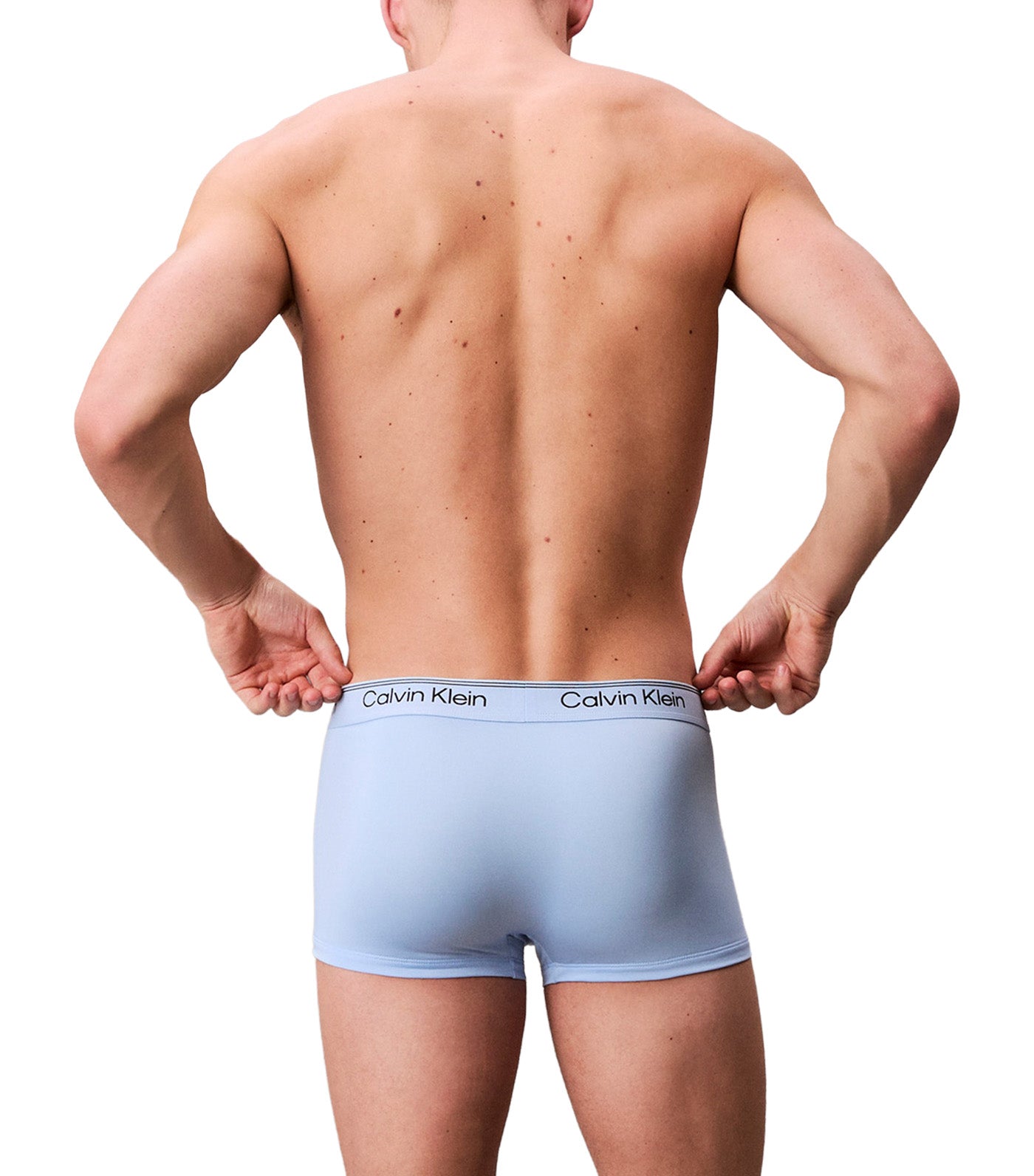 Microfiber Stretch 3-Pack Low Rise Trunk Shoreline/ Royalty/ Blue Bell