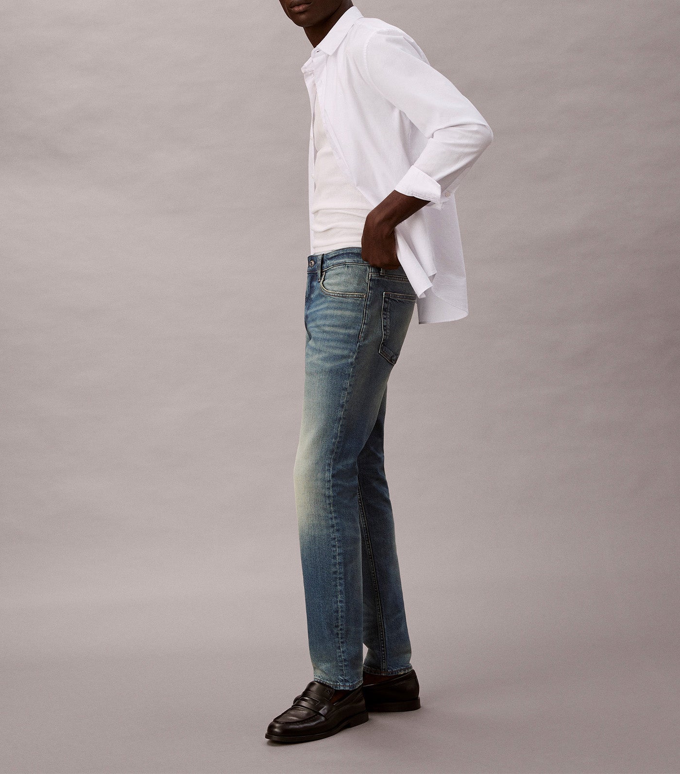 Slim Fit Jean Indigo Citrine