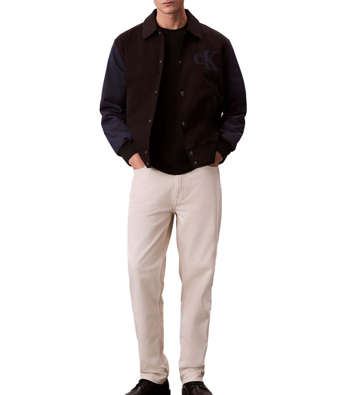 90s Taper Fit Jeans Washed Bone