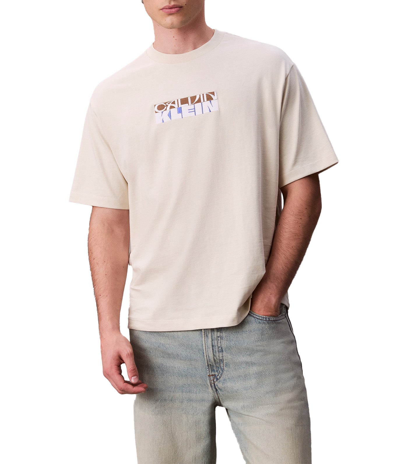 Block Logo Graphic Relaxed T-Shirt