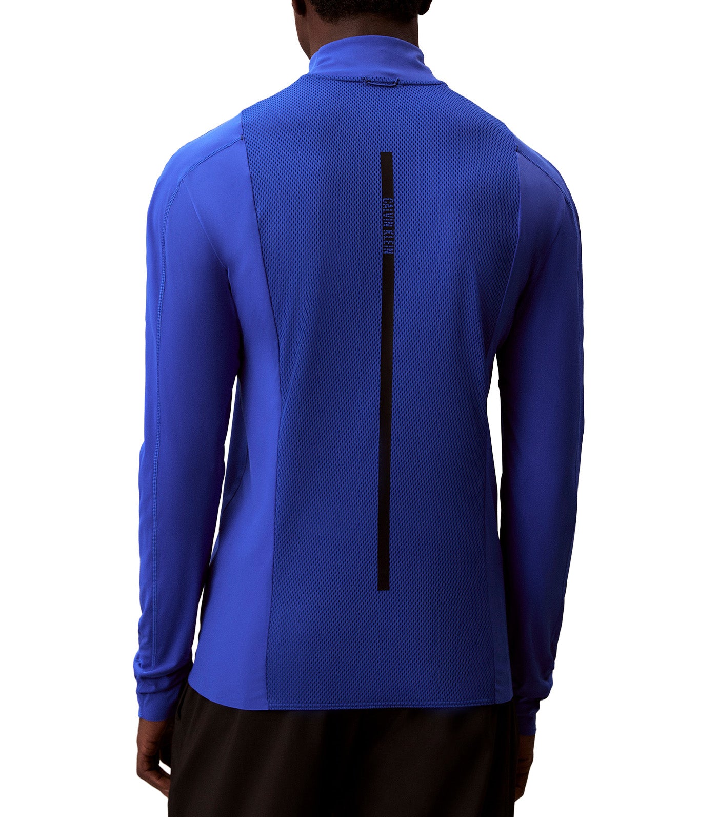 Performance 1/4 Zip Long Sleeve Gym T-Shirt Royalty