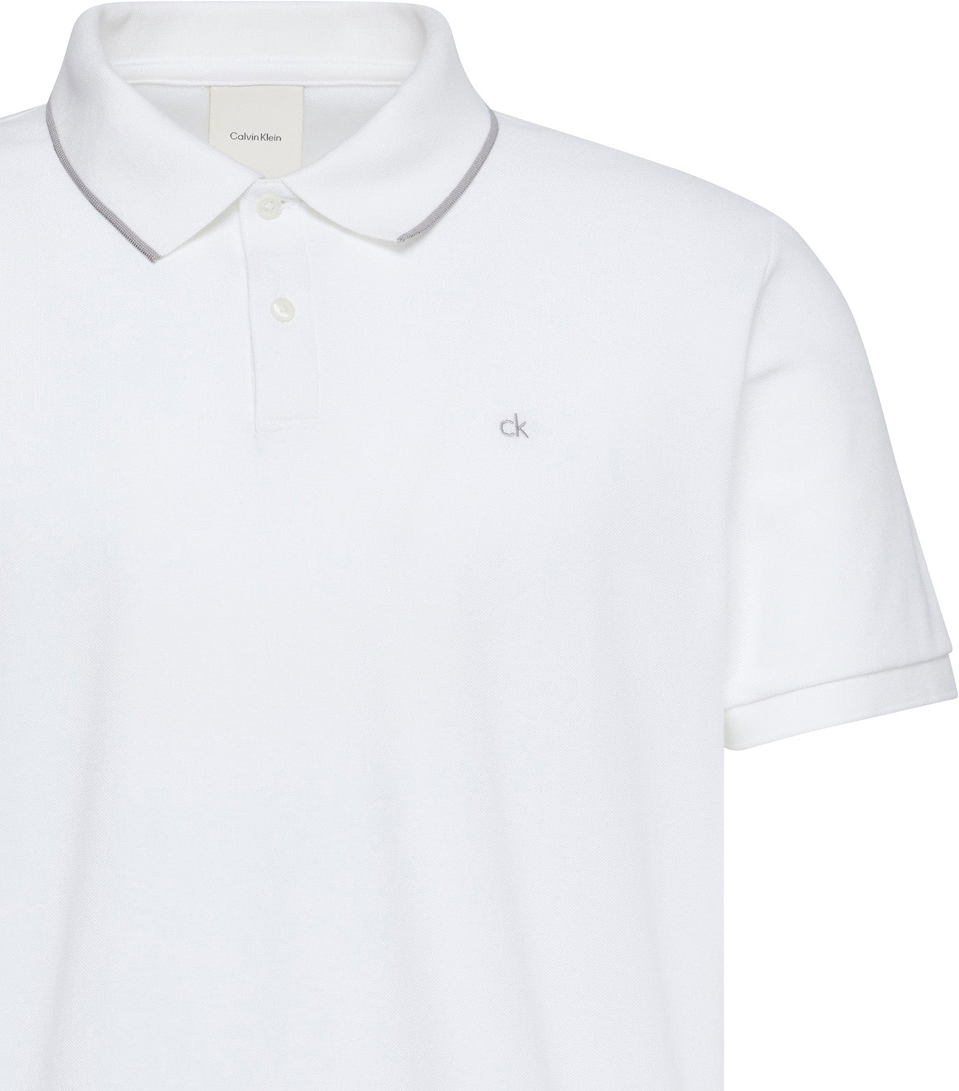 Short Sleeve Refined Piqué Tipping Polo Shirt