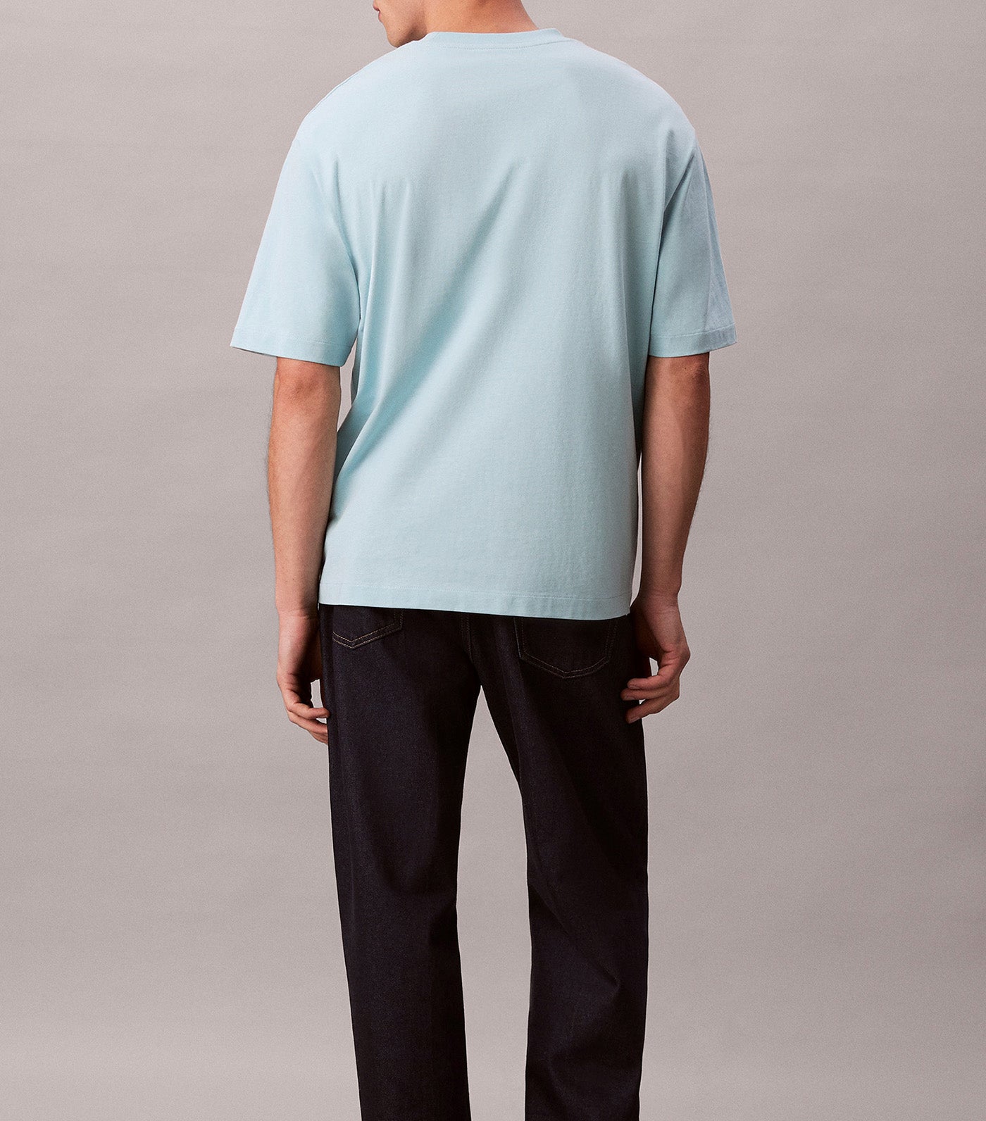 Calvin Klein Jeans Calvin Logo Crewneck Tee Stratosphere