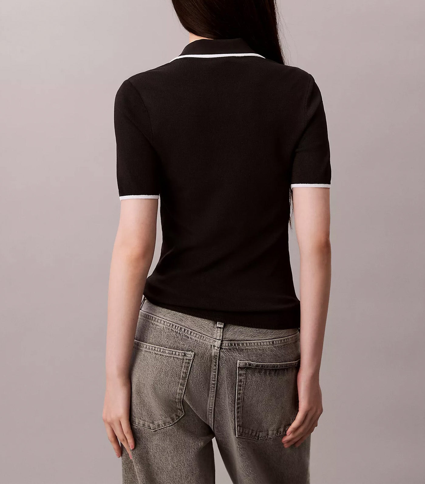 Quarter Zip Classic Polo Shirt