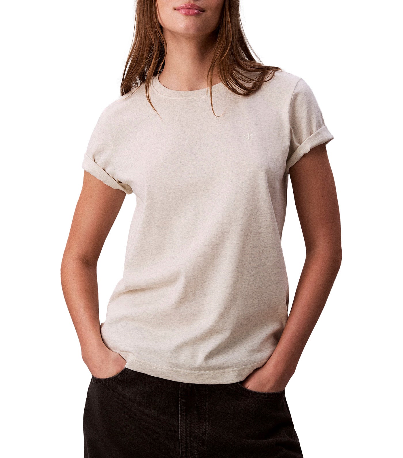 Archive Jersey Crewneck Tee Vanilla Heather