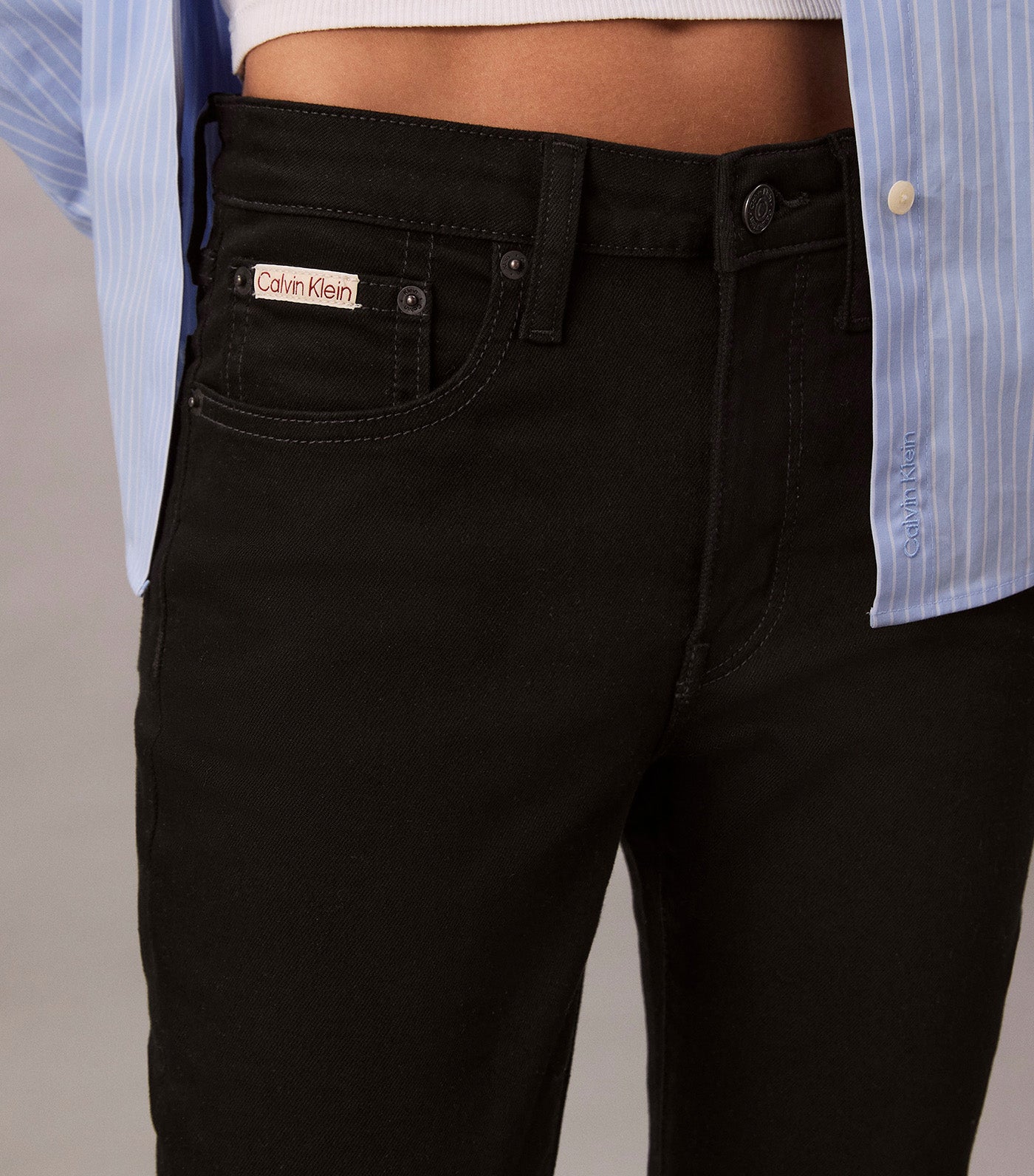 Mid Rise Skinny CK Classic Black