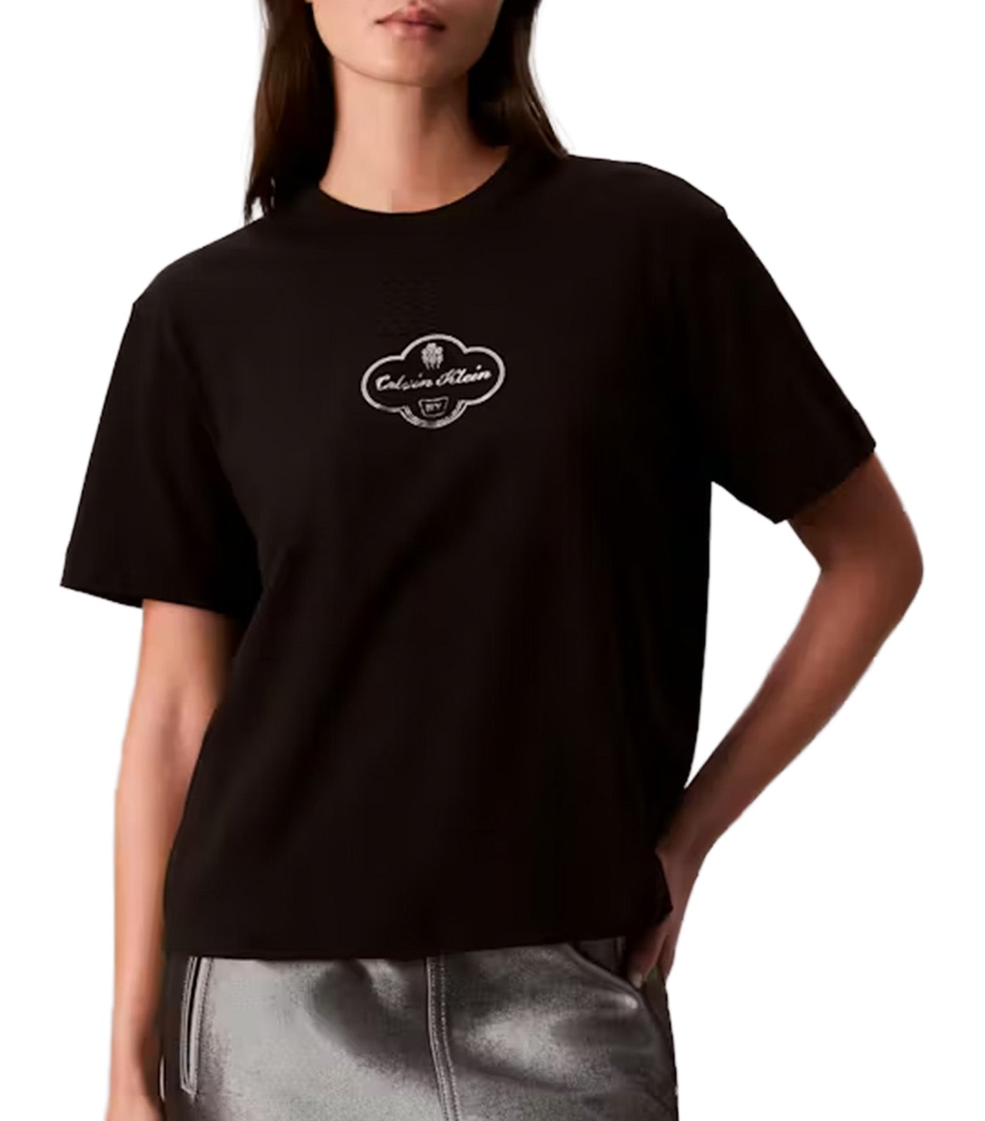 Cocktail Logo Graphic Boxy T-Shirt