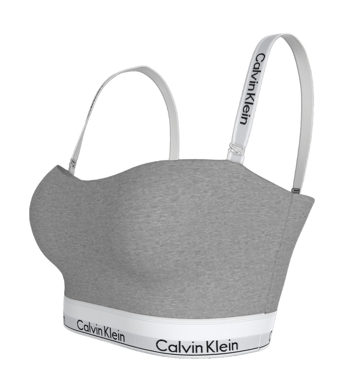 Women's Lightly Lined Bralette Gray Heather