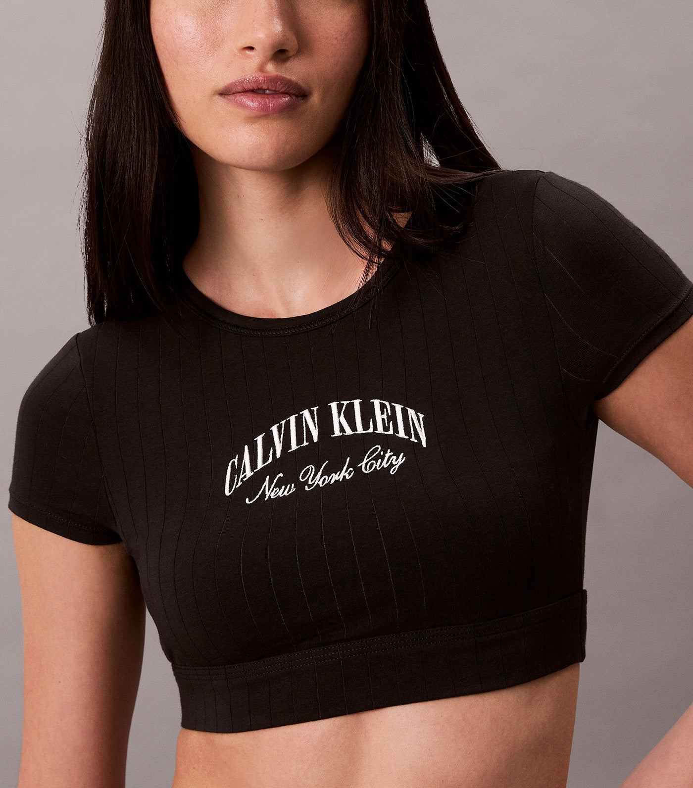 Heritage Classic Cotton Stretch T-Shirt Bralette Black