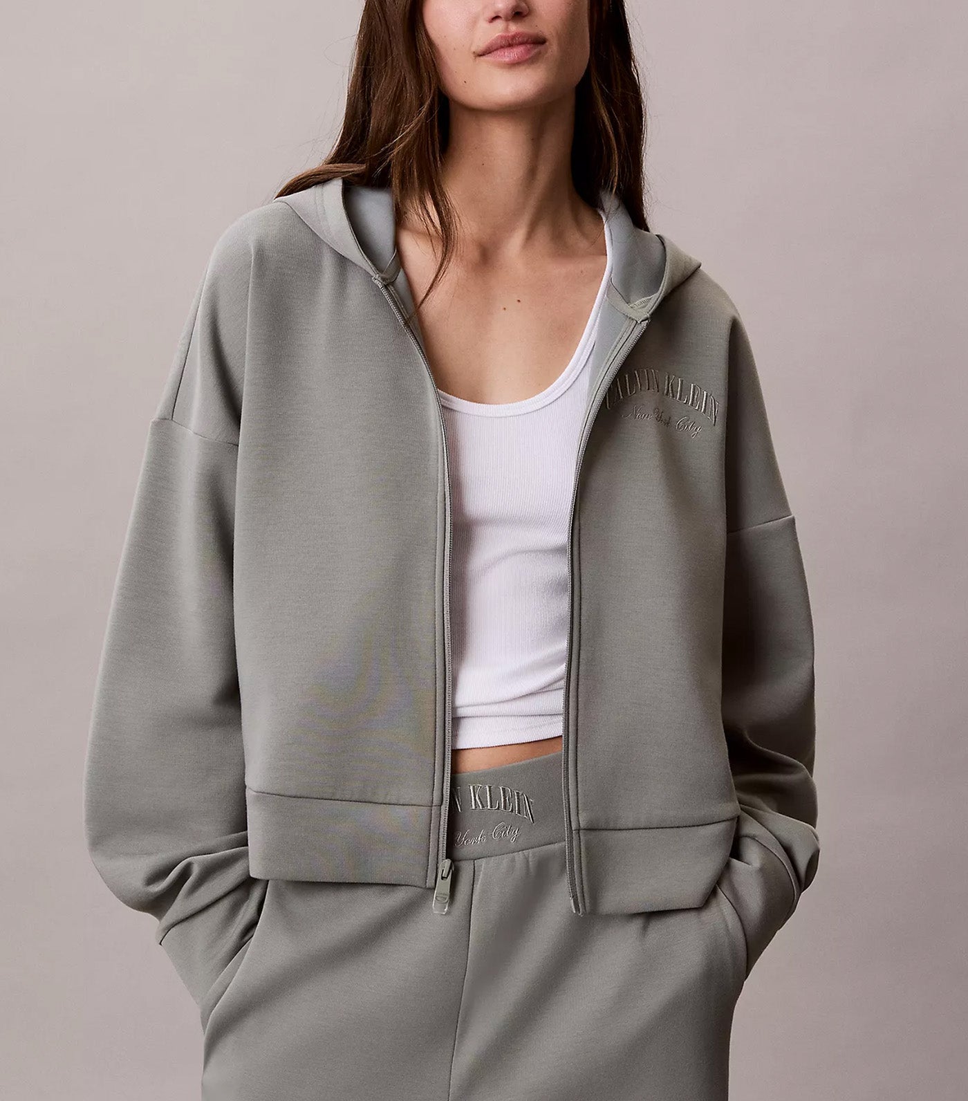 Women's Scuba Jacket Winter Gray