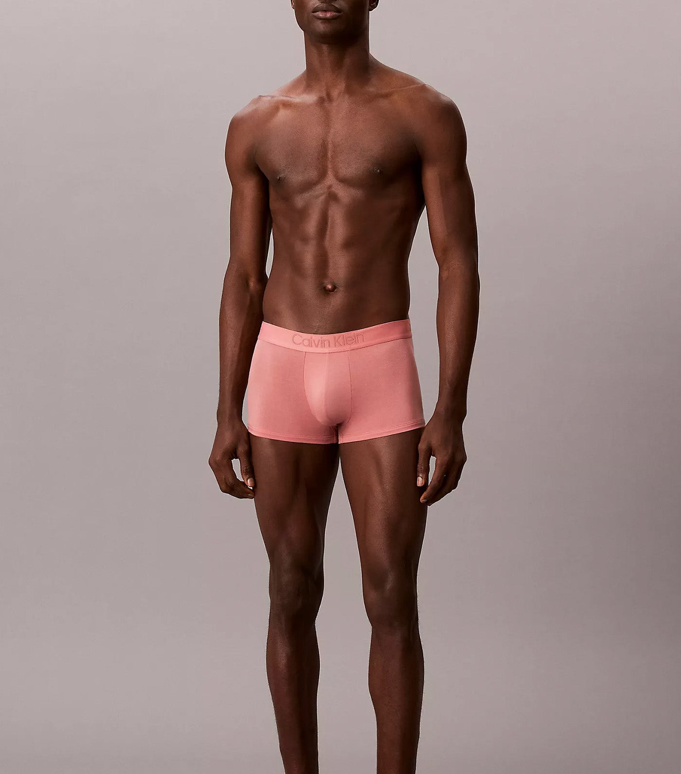 CK Black 3 Pack Low Rise Trunks Ashford Gray/Dusty Blush/Light Cast