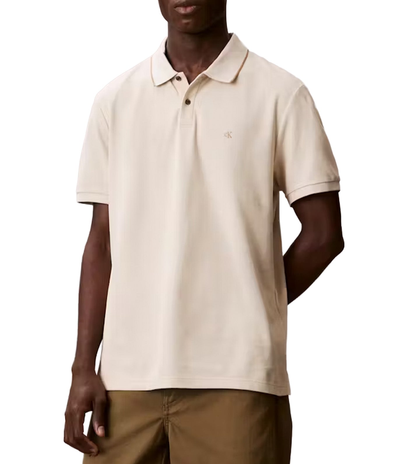 Men's Short Sleeve Pique Tipped Classic Polo