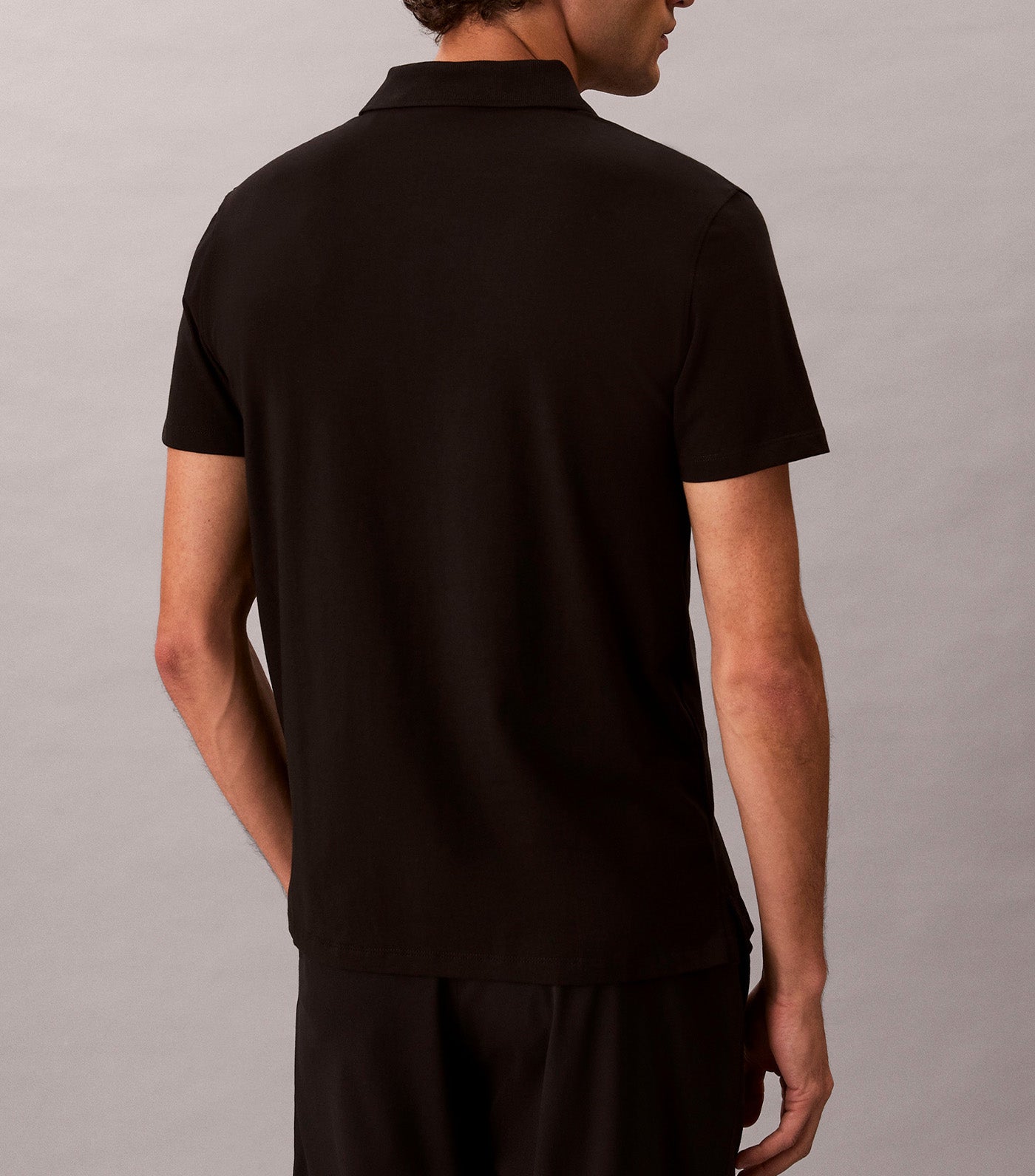 Short Sleeve Slim Stretch Cotton Polo