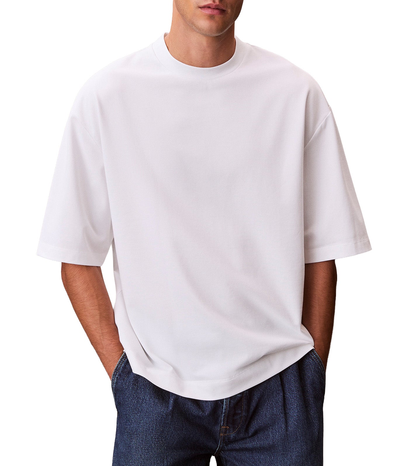 Men's Short Sleeve Relaxed Fit Cooling Pique Tee