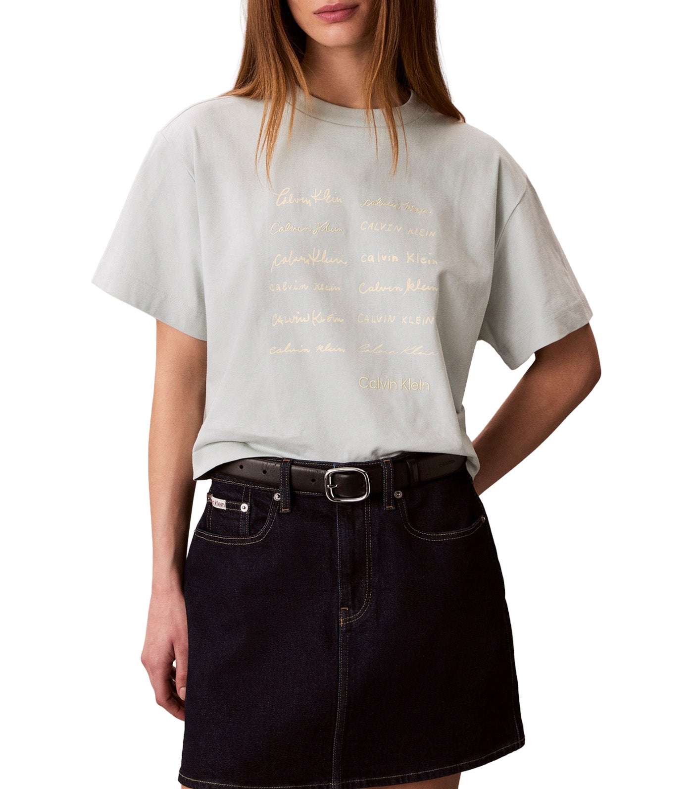 Women's Short Sleeve Cropped Boxy Graphic Tee