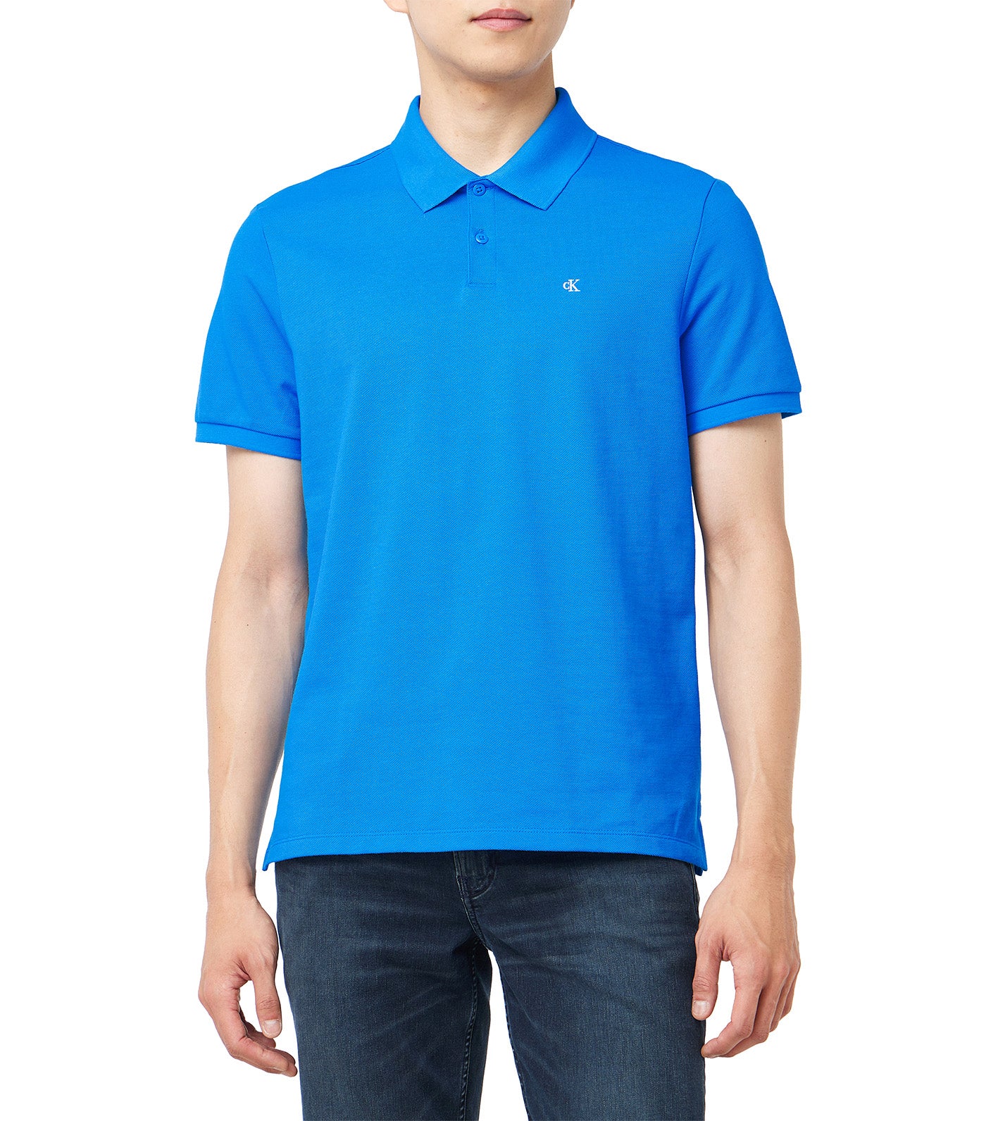 Men's Short Sleeve Monogram Pique Polo
