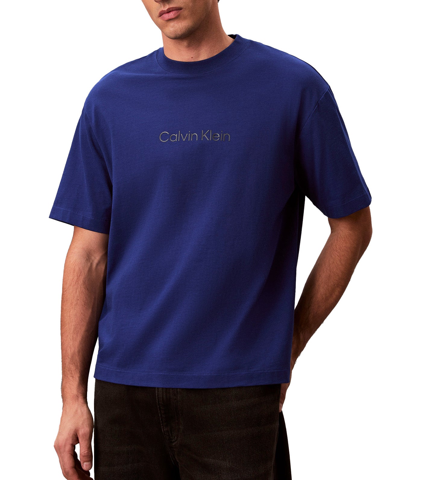 Calvin Logo Crewneck Tee