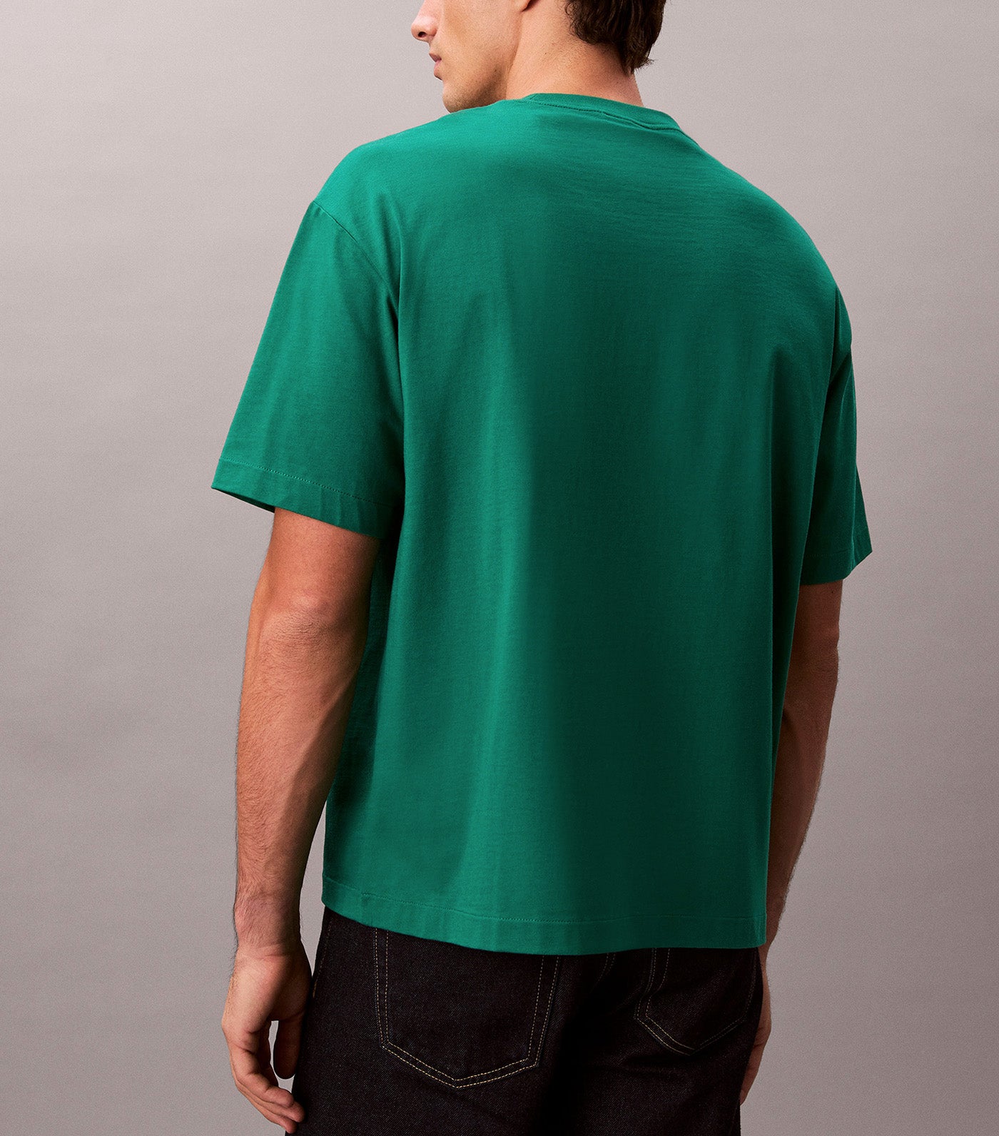 Calvin Logo Crewneck Tee