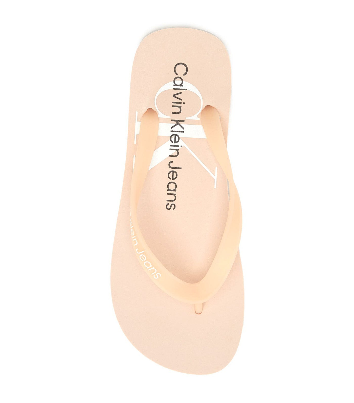 Calvin klein flip sale flops pink