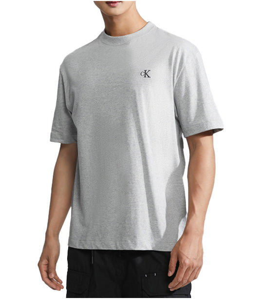 Relaxed Fit Archive Logo Crewneck T-Shirt Gray