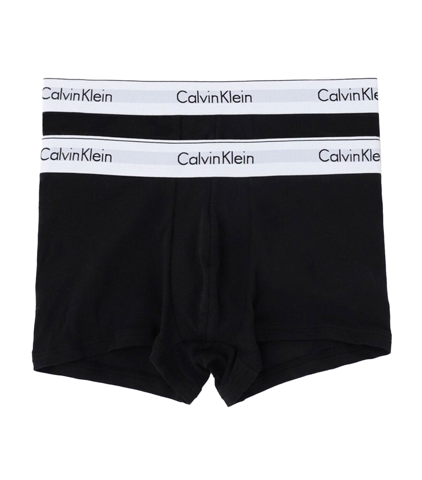 $37 Calvin Klein Underwear Men's Black 2-Pack Logo NB2569 Low-Rise Trunks  XL