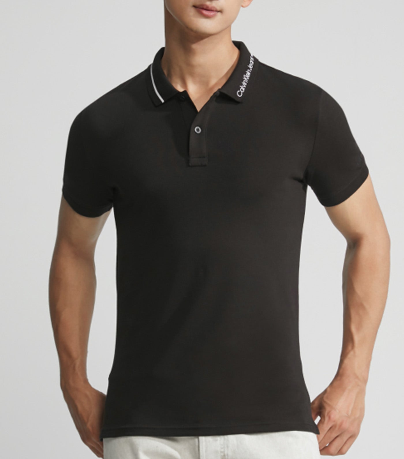 Calvin klein polo clearance black