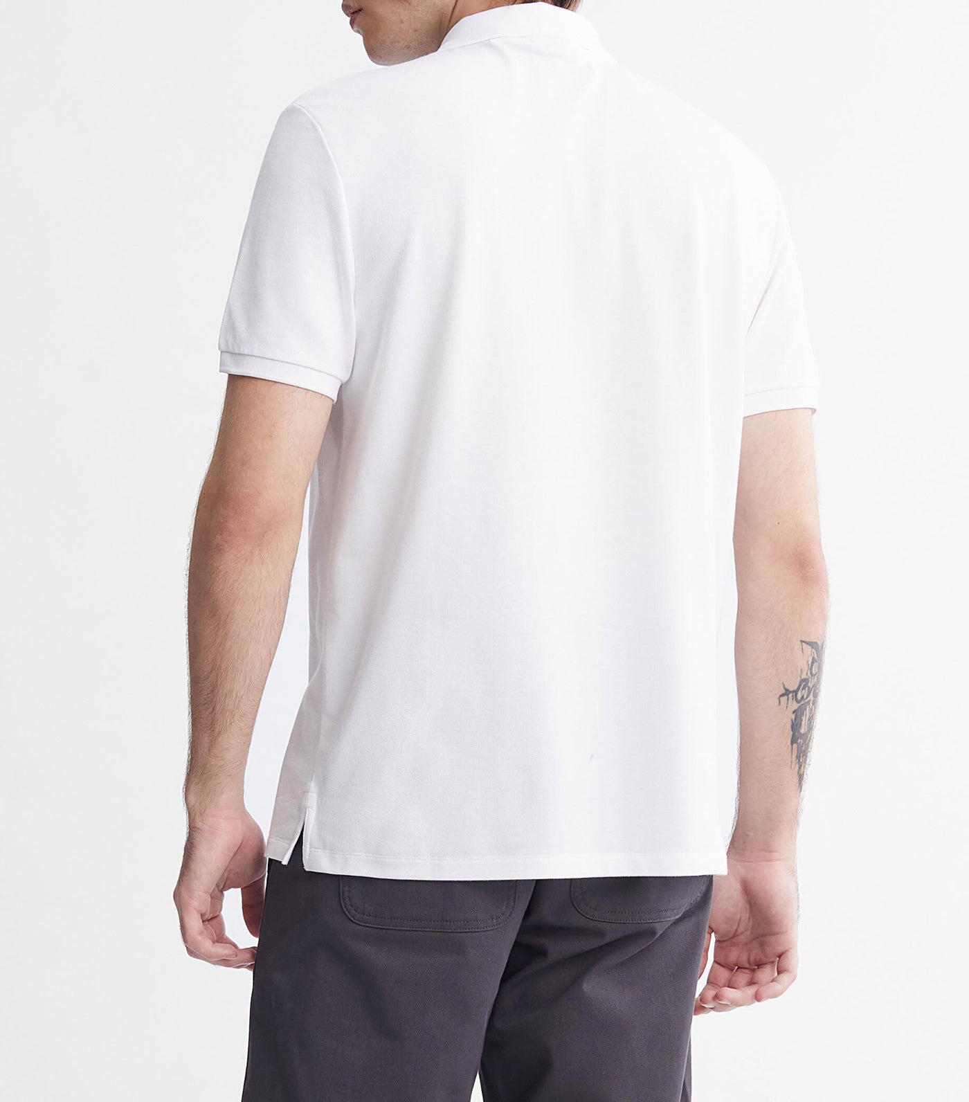 Tech Zip Polo Shirt Brilliant White