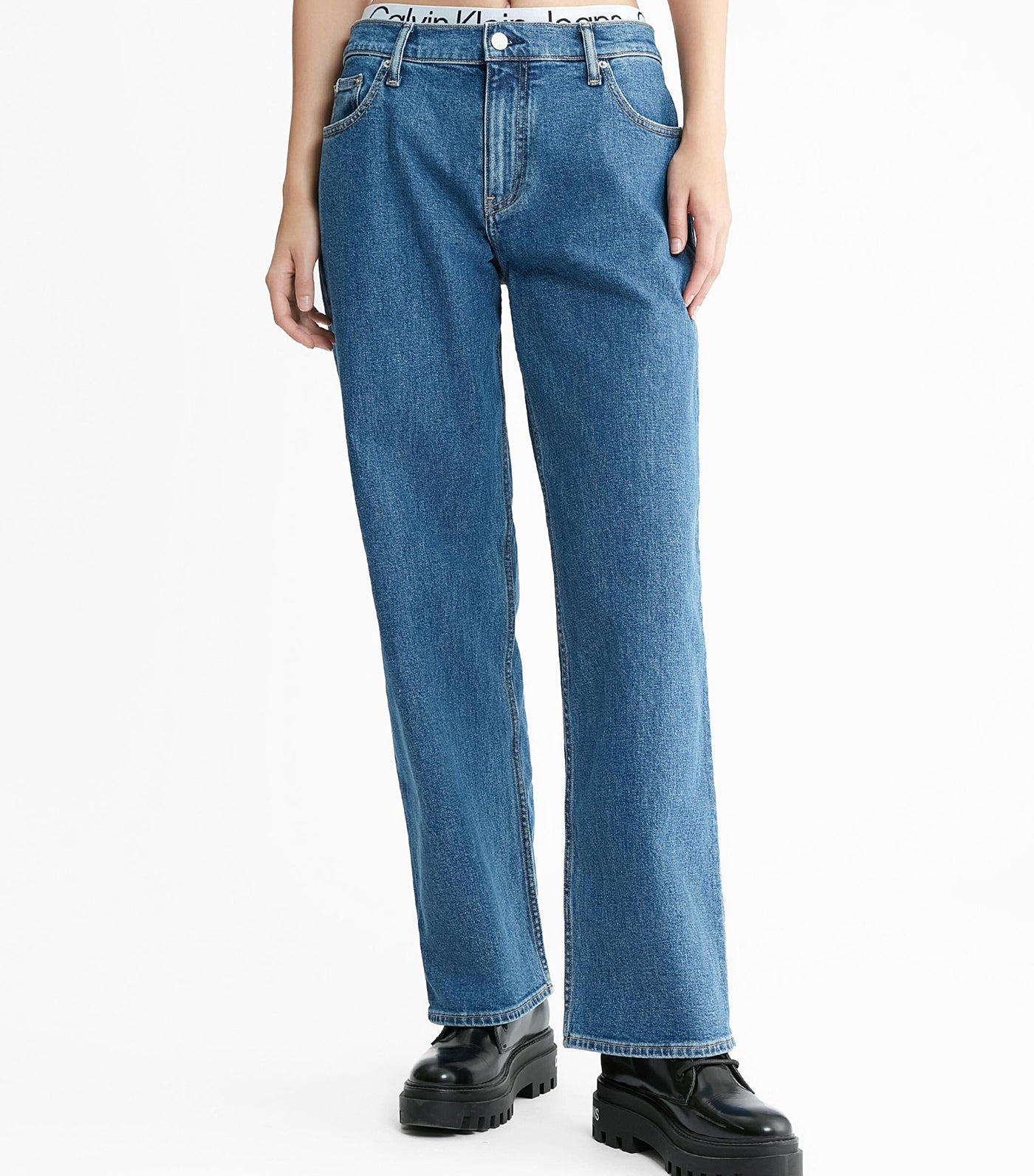 Sustainable Low Rise Relaxed Jeans Denim Medium