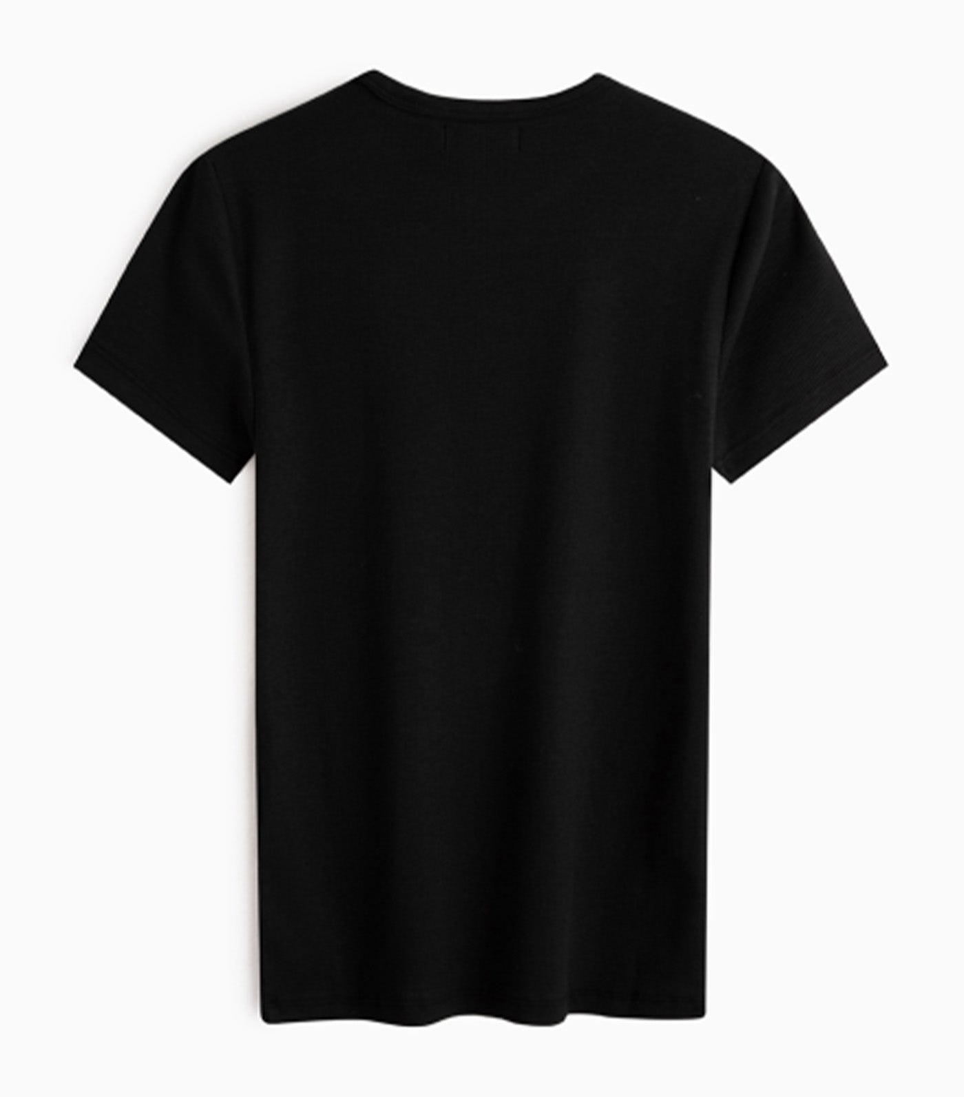 Contour Rib Slim Fit T-Shirt Black Beauty