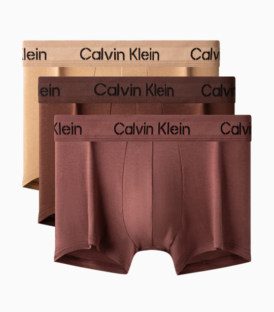 Calvin Klein Cotton Stretch 3 Pack Low Rise Trunks Multi