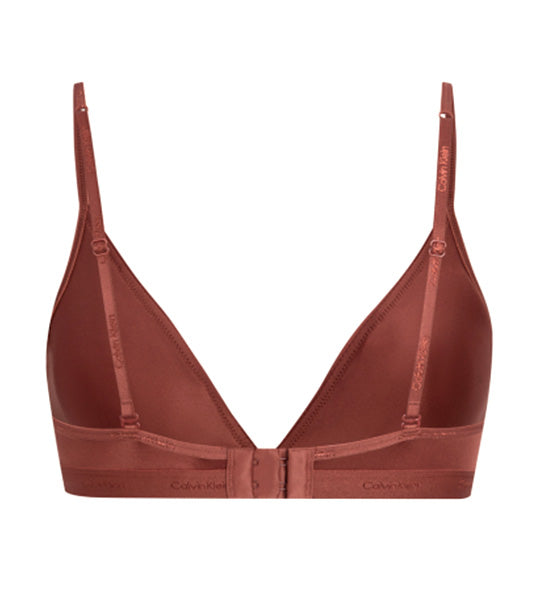 Lightly Lined Triangle Bra Brown