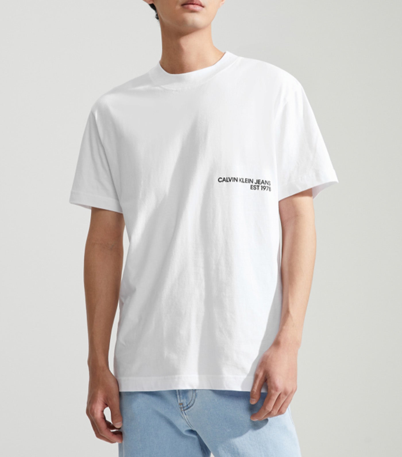 Relaxed Spray Print T-Shirt White