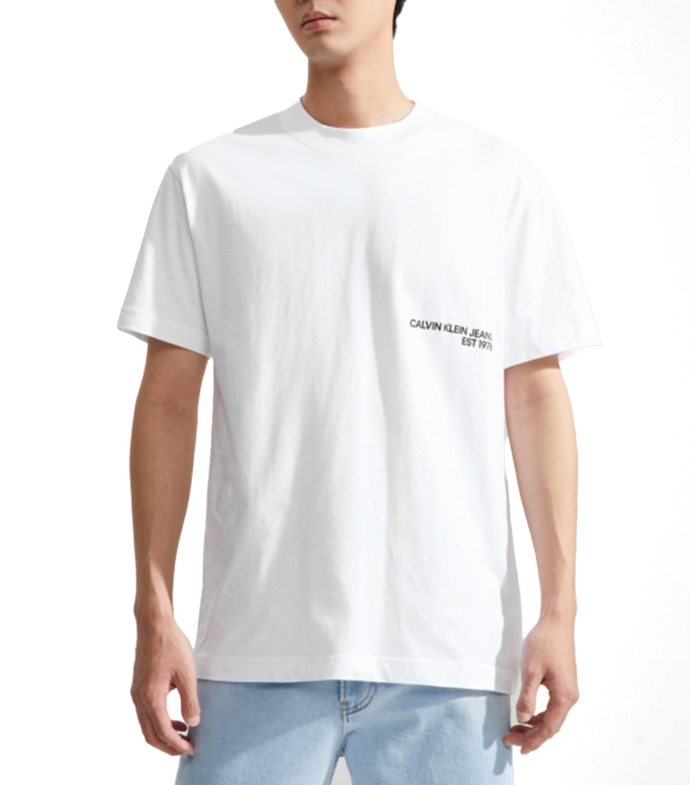 Relaxed Spray Print T-Shirt White